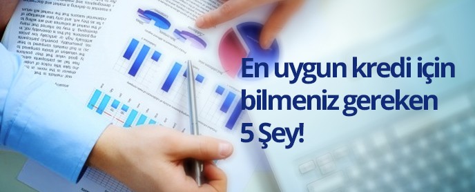 En Uygun Krediyi Bulmak için Mutlaka Bilmeniz Gereken 5 Şey!